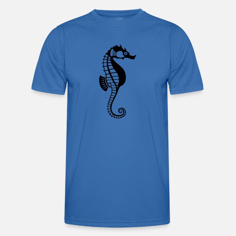 Seepferdchen Männer Funktions-T-Shirt