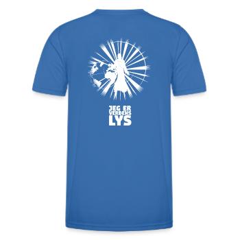 Licht der Welt - Dänisch - Männer Funktions-T-Shirt - Königsblau - Hinten - AI Model Male 178 dark (178cm)