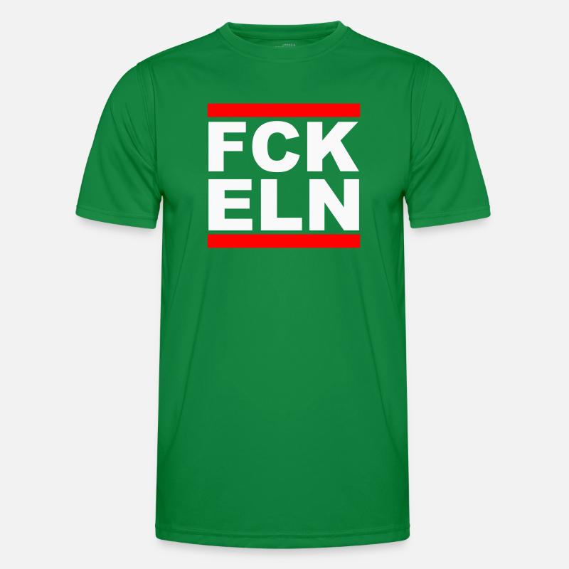 FCK ELN – Bold Statement Tee - Men's Functional T-Shirt - kelly green