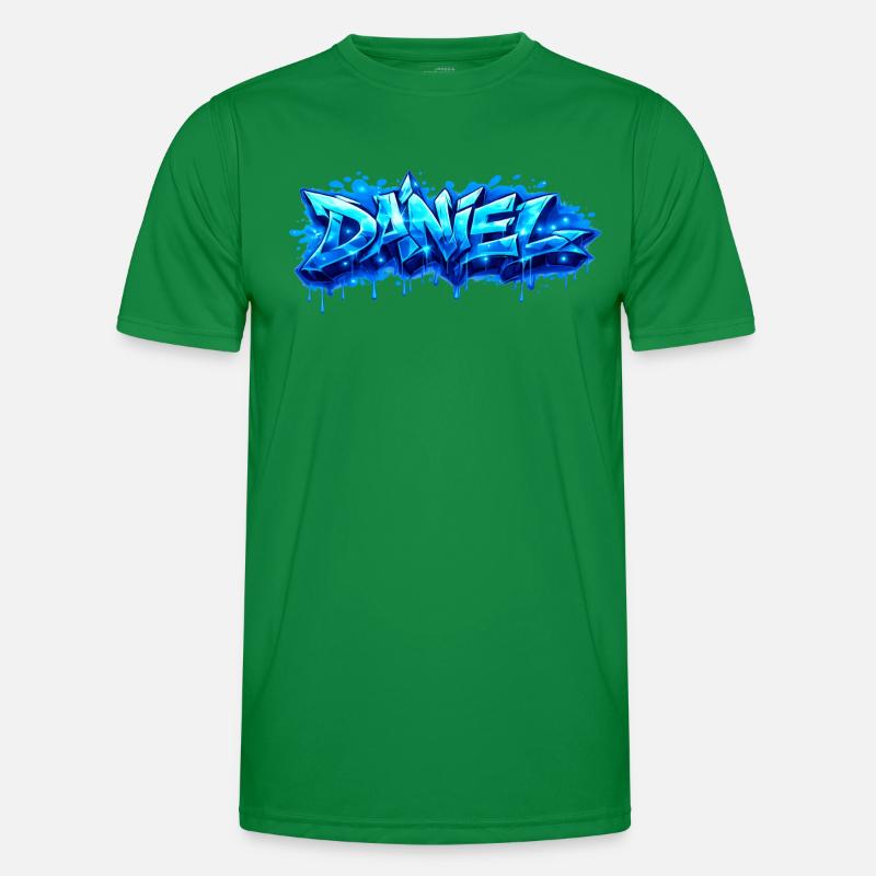 Graffiti DANIEL Name Gift Ideal Printable Men's Functional T-Shirt