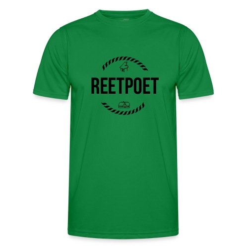 ReetPoet | Logo Schwarz - Männer Funktions-T-Shirt