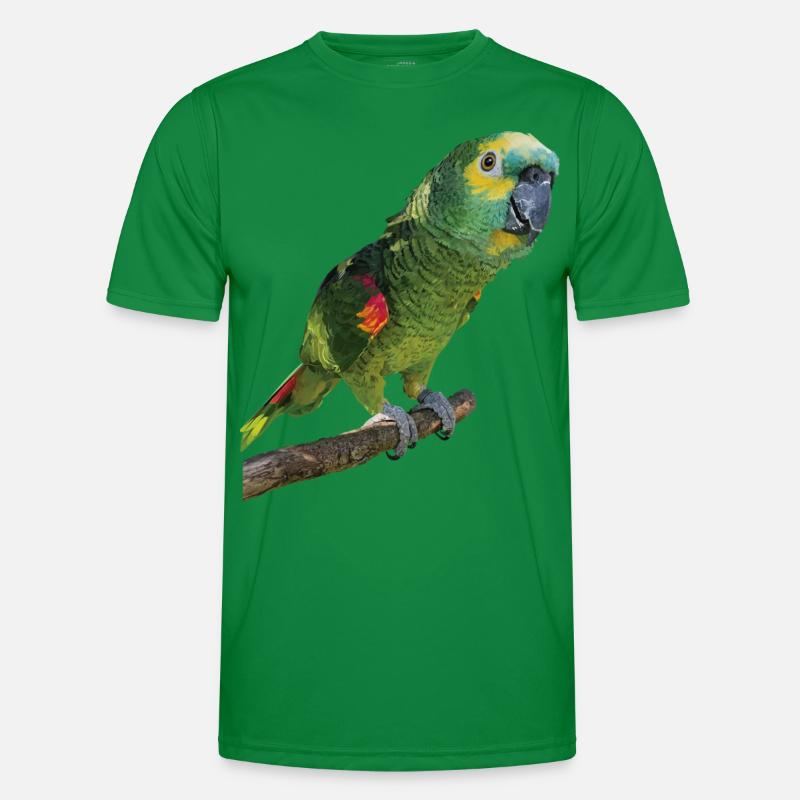 The blue-fronted amazon - Men's Functional T-Shirt - kelly green