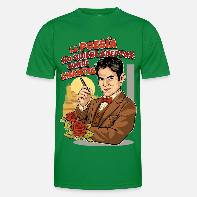 LORCA Poetry - Men's Functional T-Shirt - kelly green