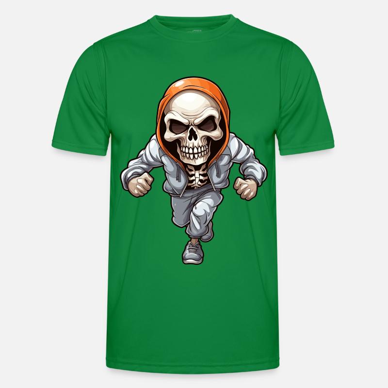 Crâne dans la conception de combinaison de jogging T-shirt sport Homme