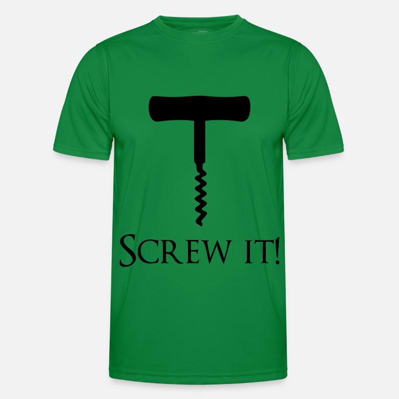 Screw it! - Männer Funktions-T-Shirt - Kelly Green