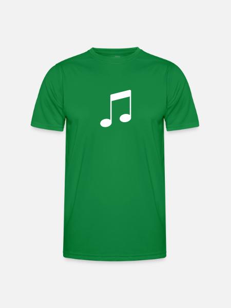 note_icon - Men's Functional T-Shirt - kelly green