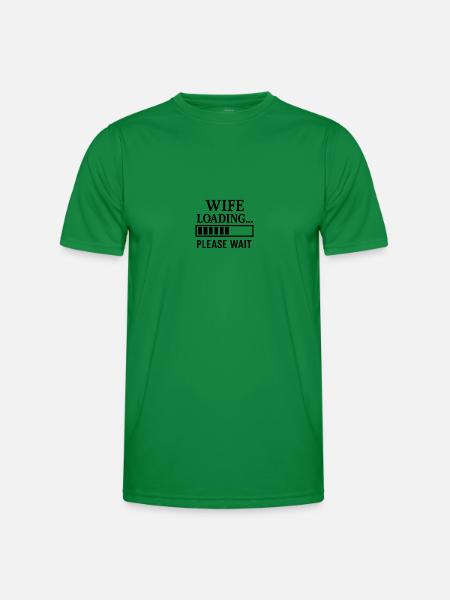 Wife Loading… Please Wait. - Männer Funktions-T-Shirt - Kelly Green