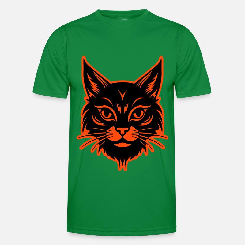 Tête de chat T-shirt sport Homme