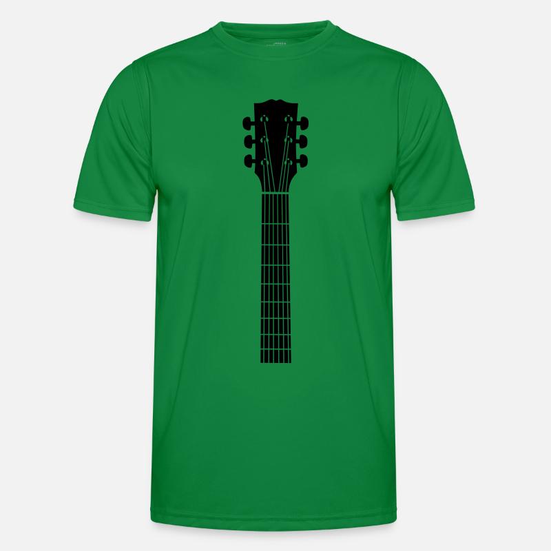 guitar head - Men's Functional T-Shirt - kelly green