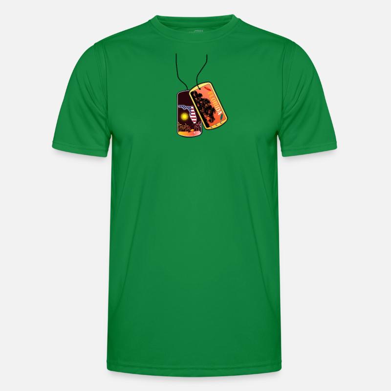 Plaque d’identité FLORIDA Beach Floride T-shirt sport Homme