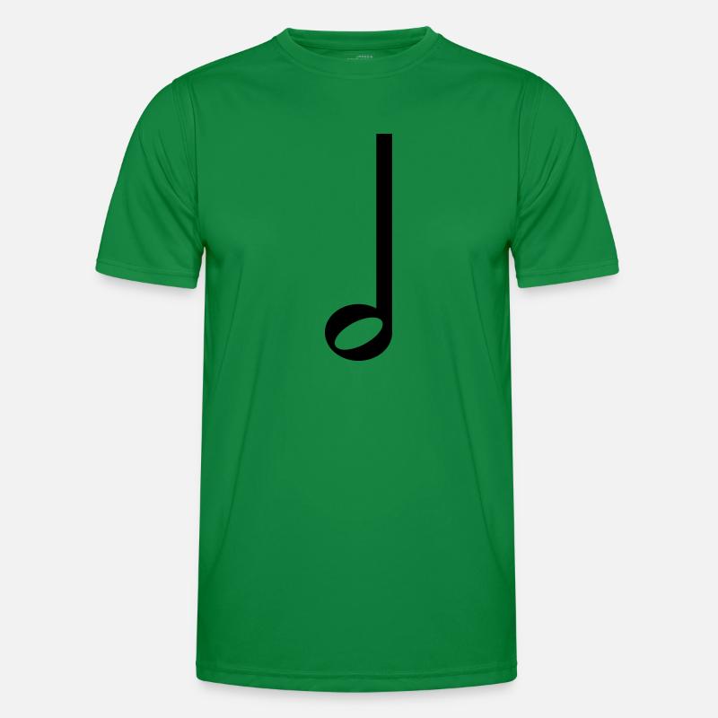 Half Note Music Symbol Men's Functional T-Shirt