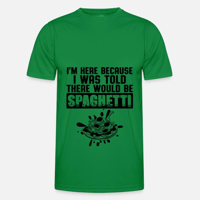 spaghetti pasta Männer Funktions-T-Shirt