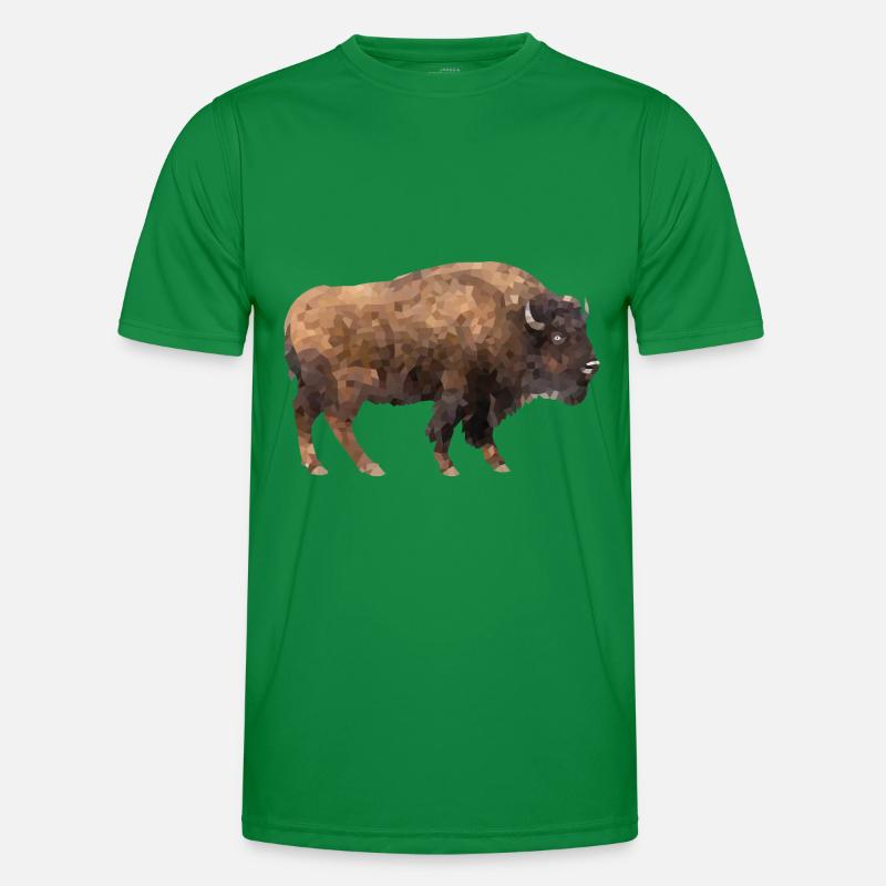Bison Männer Funktions-T-Shirt
