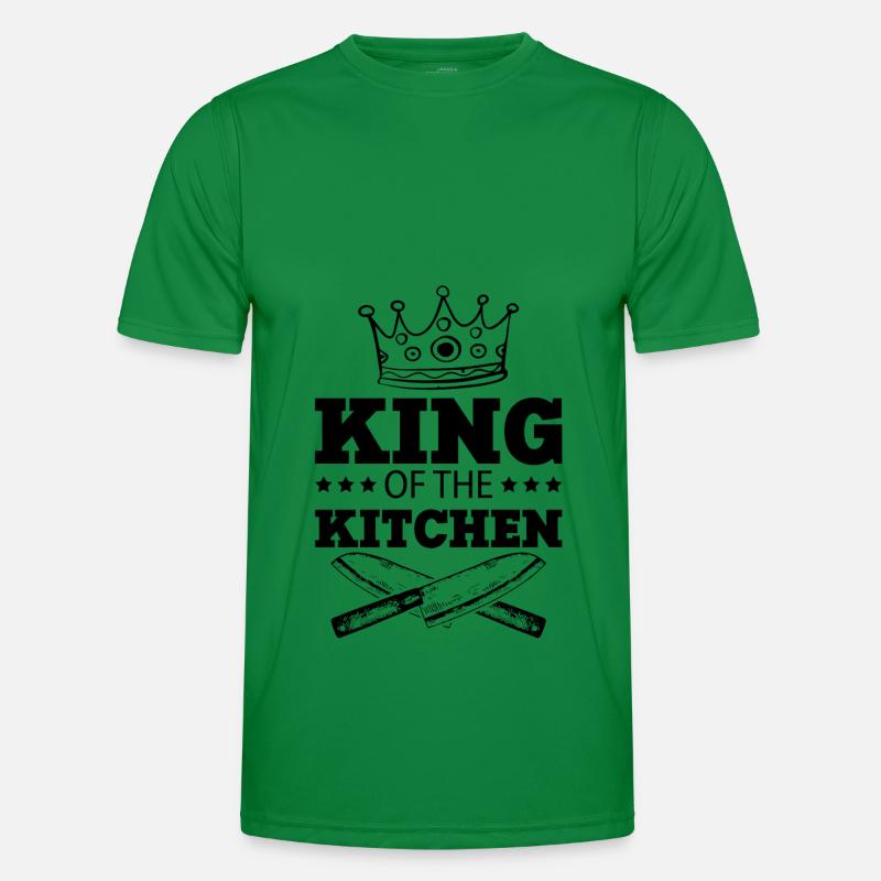 chef chef king devise cuisinier T-shirt sport Homme