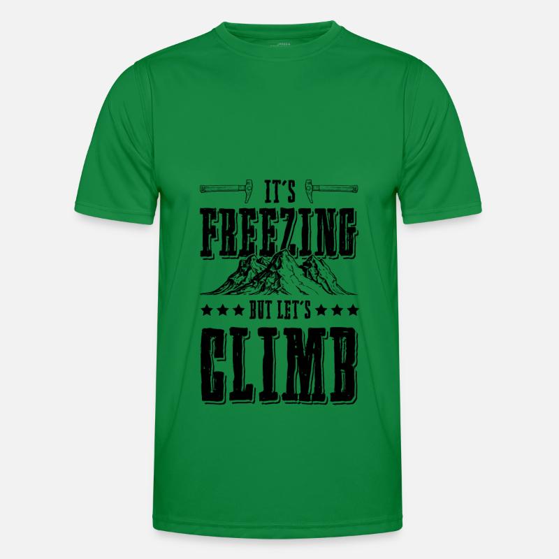 frost berge Eisklettern Männer Funktions-T-Shirt