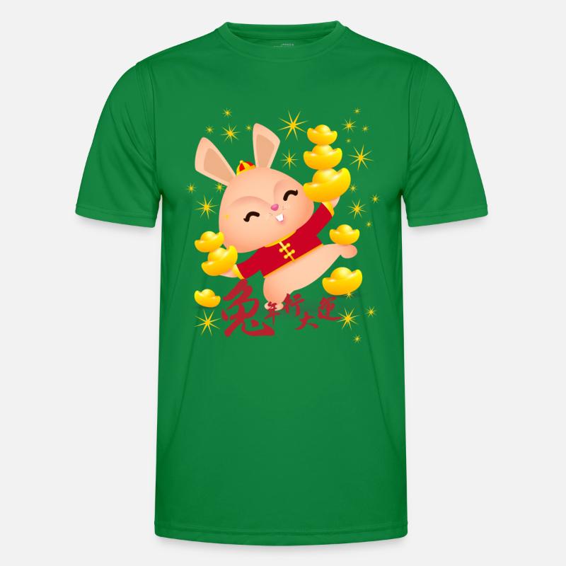 PROSPERITY RABBIT Men's Functional T-Shirt