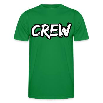 Équipage - T-shirt sport Homme - vert - Devant - AI Model Male 178 dark (178cm)