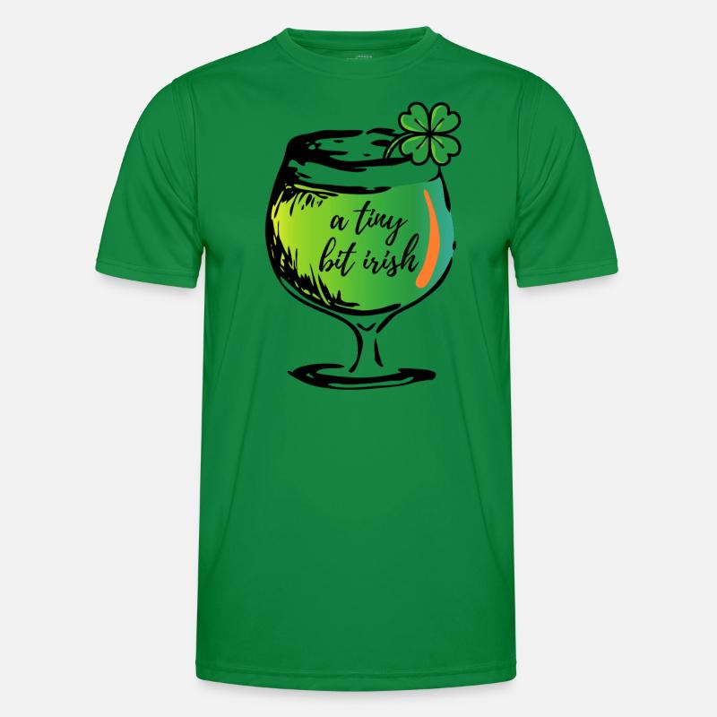 Jeder liebt ein irisches Mädchen Ein kleines bisschen irisch Männer Funktions-T-Shirt
