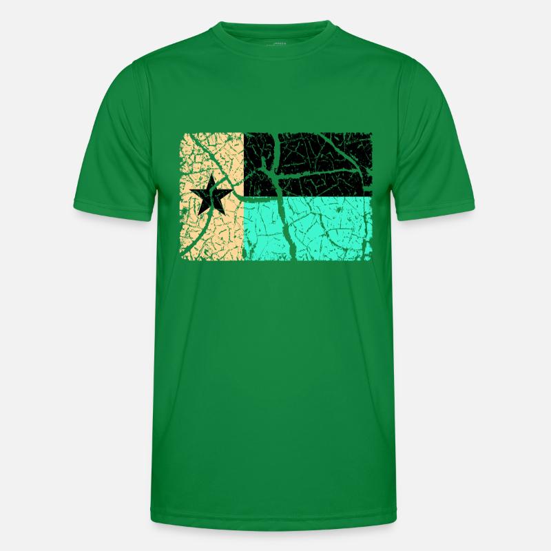 Drapeau du Texas - INVERSÉ T-shirt sport Homme