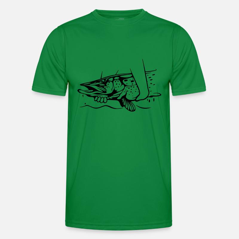 Hecht Catch & Release Männer Funktions-T-Shirt