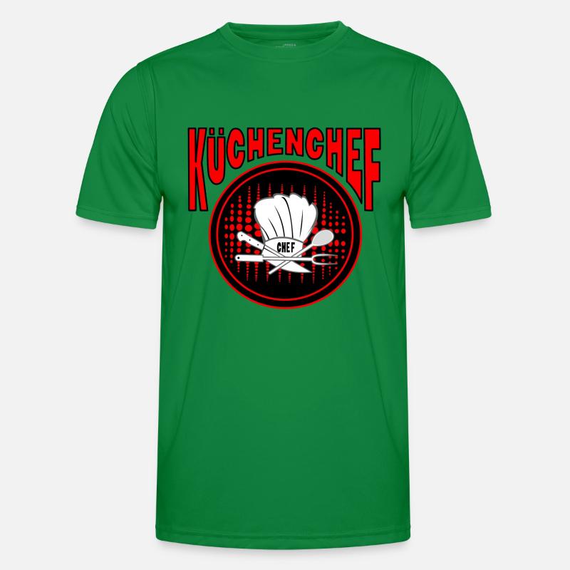 Küchenchef Männer Funktions-T-Shirt