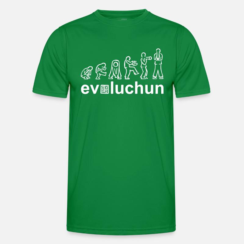 evolution of wing chun forms Männer Funktions-T-Shirt