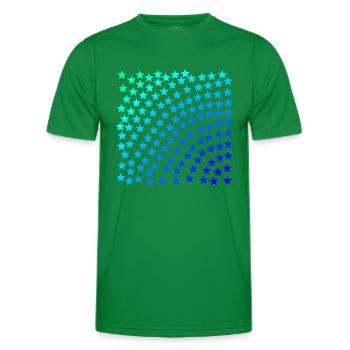 Étoile vert turquoise bleu idée cadeau - T-shirt sport Homme - vert - Devant - AI Model Male 178 dark (178cm)