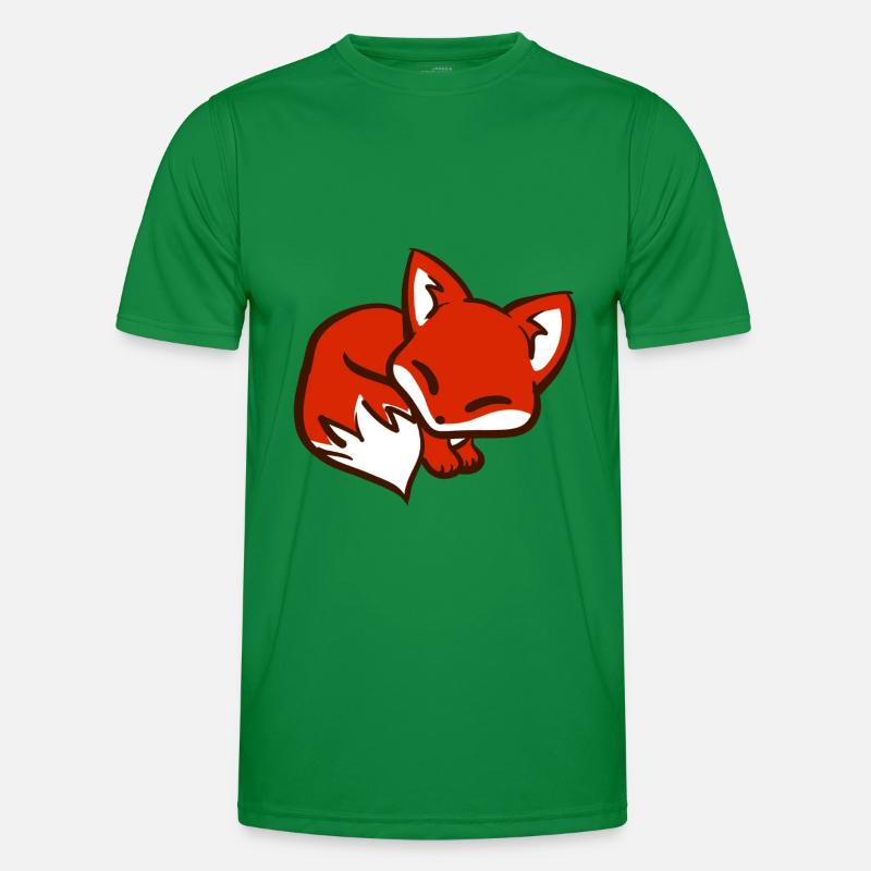 Cute Fox / Cute Fox / Mignon renard - Men's Functional T-Shirt - kelly green