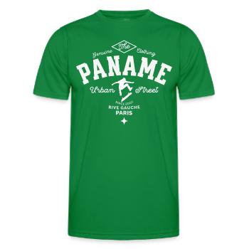 Paname Urban Street skateboarding - T-shirt sport Homme - vert - Devant - AI Model Male 178 dark (178cm)