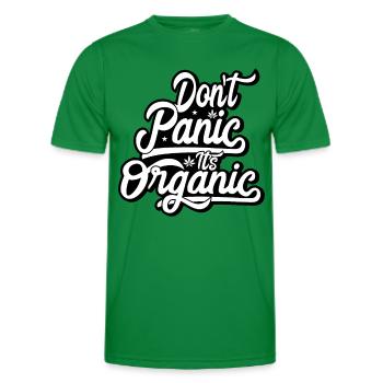 Cannabis Marijuana Weed Fumer - T-shirt sport Homme - vert - Devant - AI Model Male 178 dark (178cm)