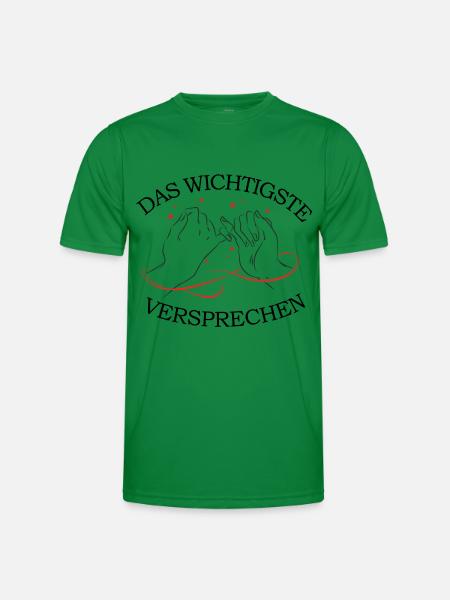 Kleiner Finger Schwur - Männer Funktions-T-Shirt - Kelly Green
