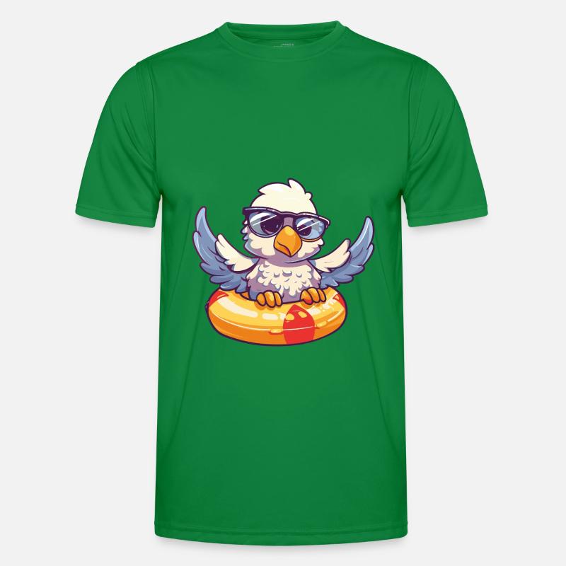 Eagle Comic Cool - Men's Functional T-Shirt - kelly green