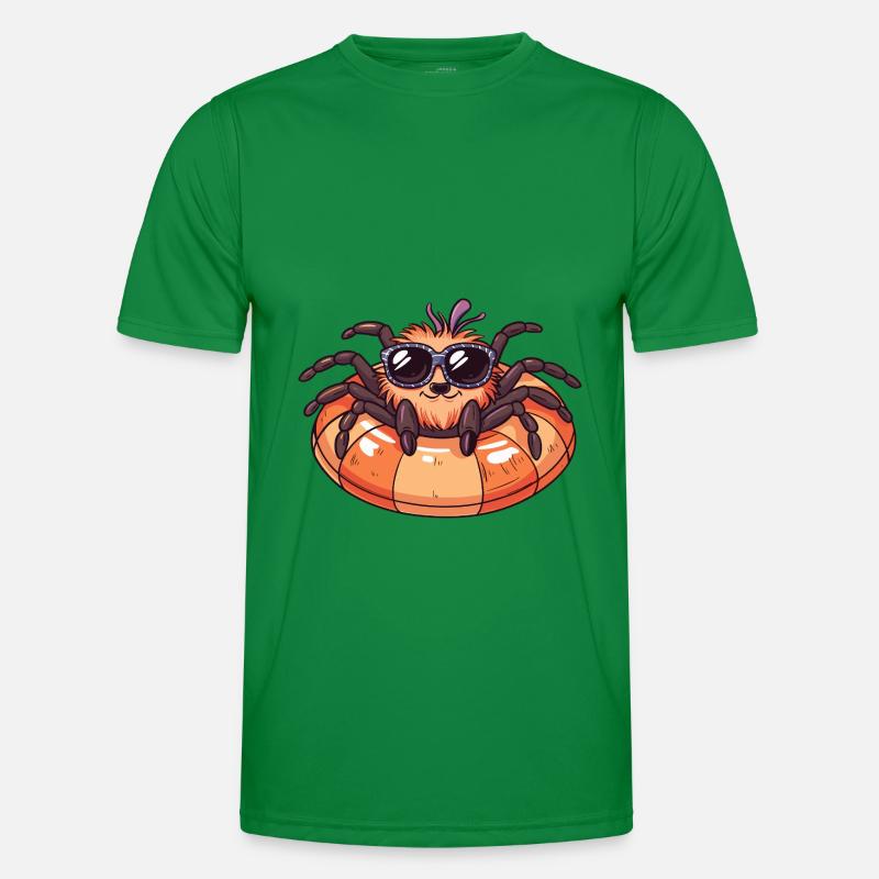 Tarantula Comic Cool - Men's Functional T-Shirt - kelly green