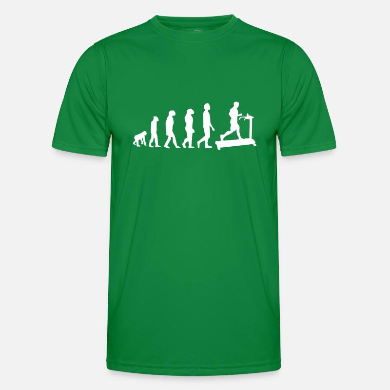 Treadmill evolution - Men's Functional T-Shirt - kelly green