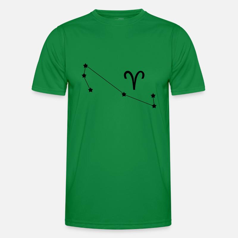 Sternbild Widder Sternzeichen - Männer Funktions-T-Shirt - Kelly Green