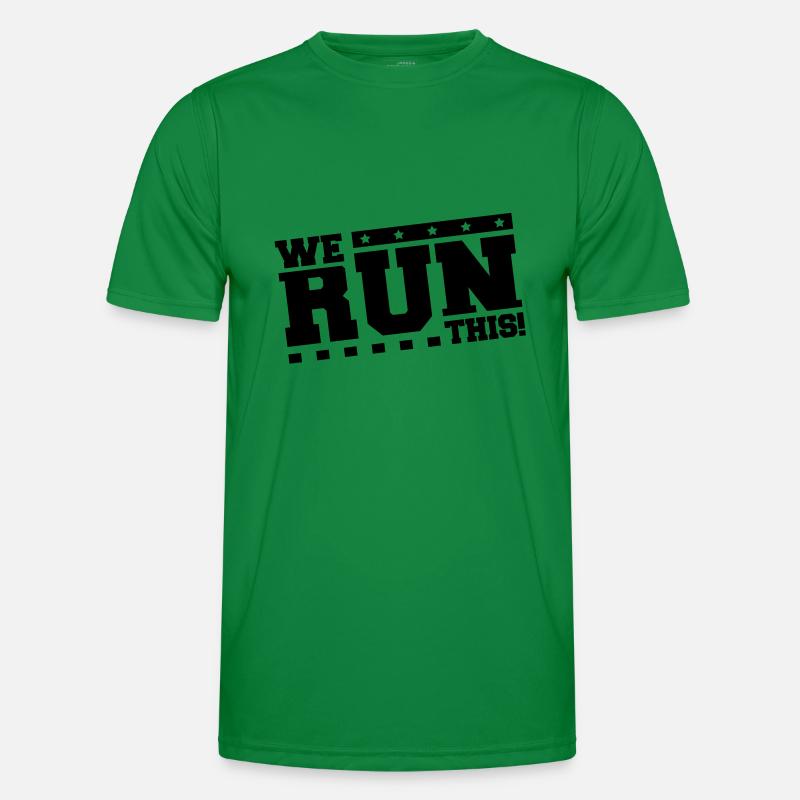 we_run_this_tk1 - Men's Functional T-Shirt - kelly green