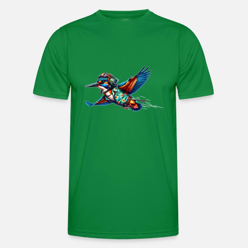 Pilot Eisvogel - Männer Funktions-T-Shirt - Kelly Green