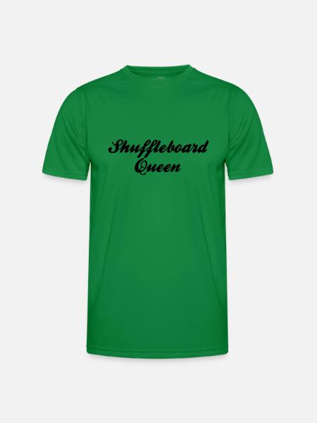 shuffleboard queen - Men's Functional T-Shirt - kelly green