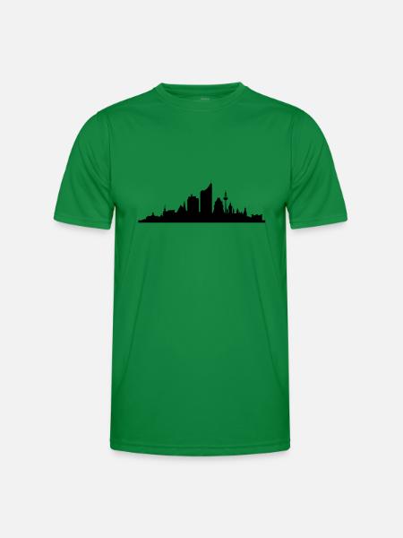 Skyline Leipzig central - Men's Functional T-Shirt - kelly green