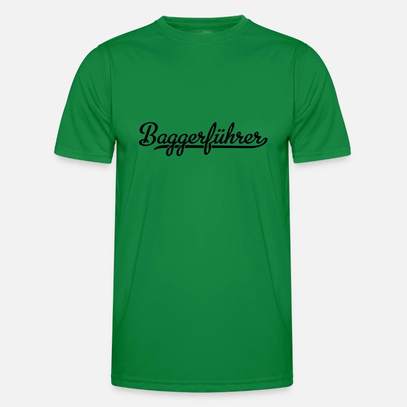 Baggerfahrer Männer Funktions-T-Shirt