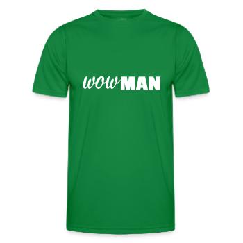 Wowman - Frauentag Powerfrau Feminismus Geschenk - Männer Funktions-T-Shirt - Kelly Green - Vorne - AI Model Male 178 dark (178cm)