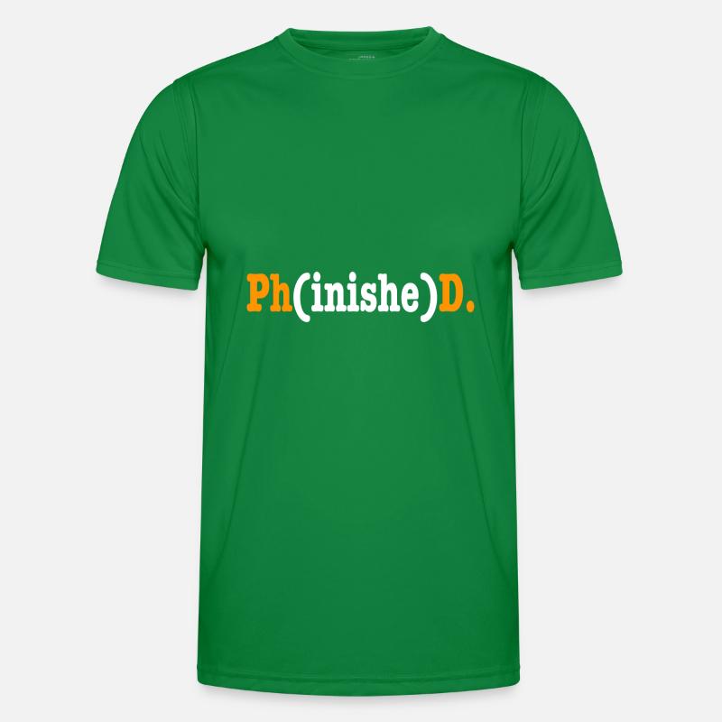 Phinished Phd Student Gift - Men's Functional T-Shirt - kelly green