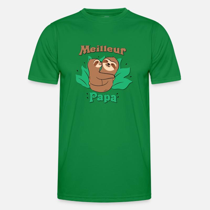 Bester Papa Männer Funktions-T-Shirt