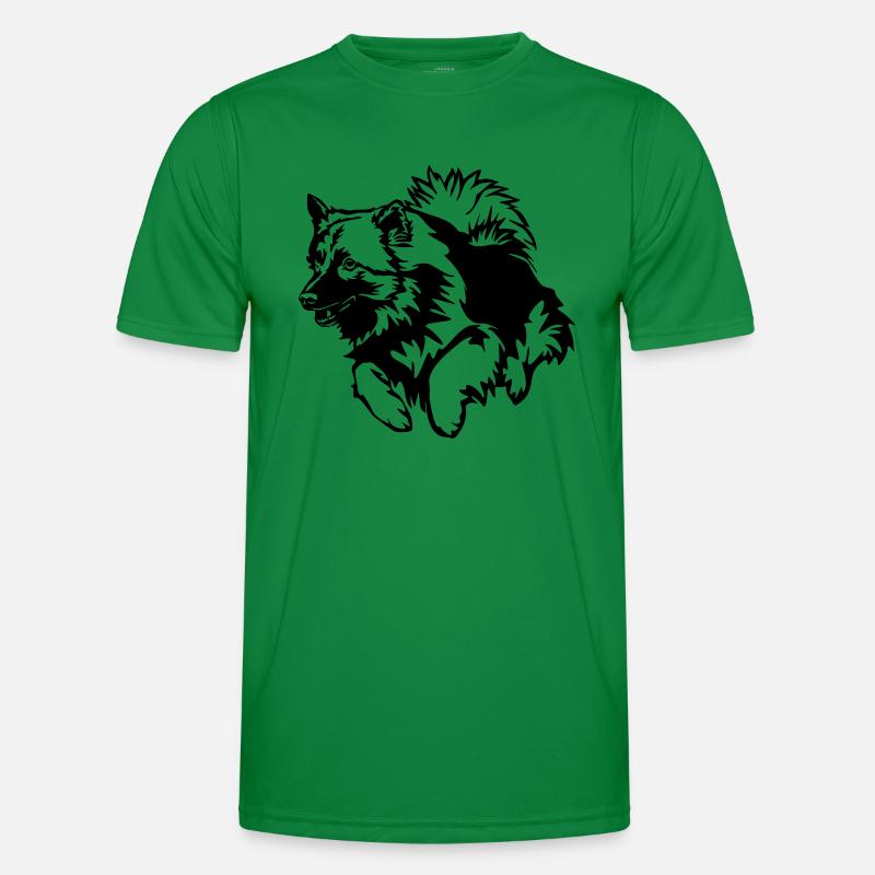 Wolfsspitz Männer Funktions-T-Shirt