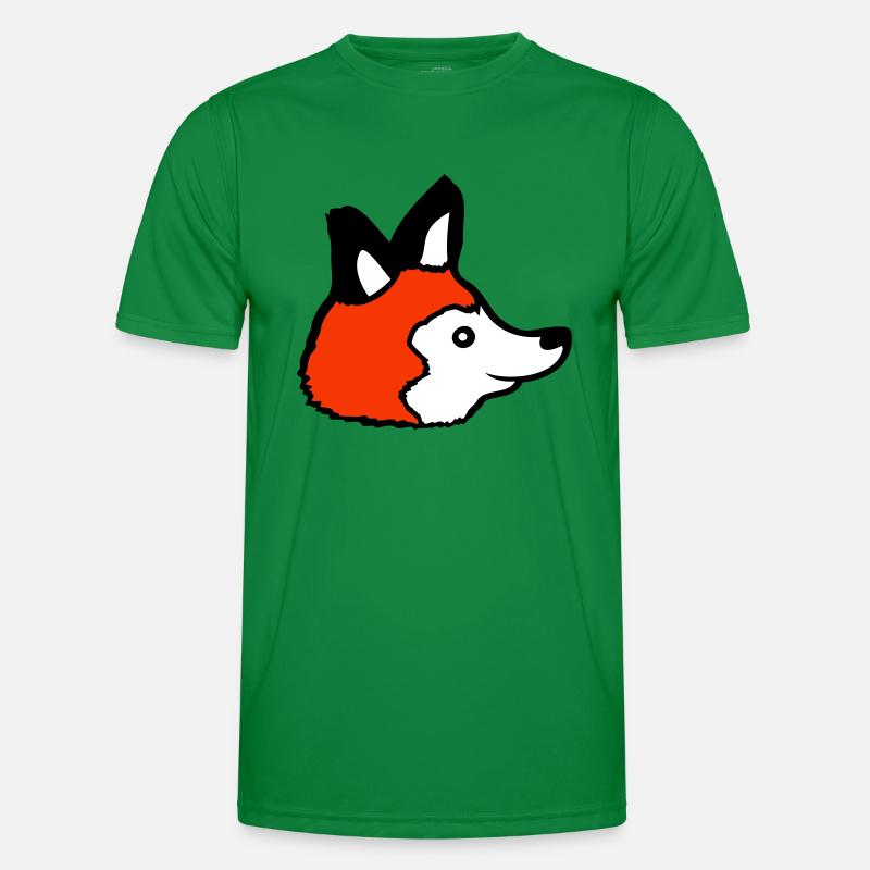 Fuchs Rotfuchs Wildes Tier Schlauer Wald Bewohner Männer Funktions-T-Shirt