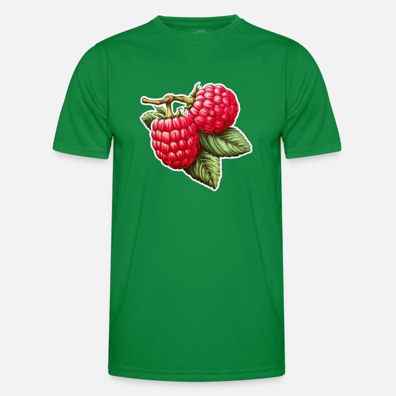 Raspberry Double Fruit - Men's Functional T-Shirt - kelly green