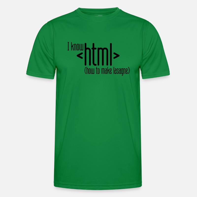 je sais html T-shirt sport Homme