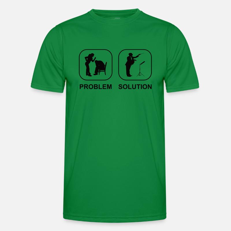Dirigenten Geschenk Dirigieren Dirigent Musik - Männer Funktions-T-Shirt - Kelly Green