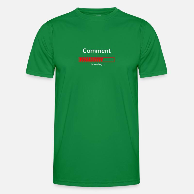 Comment is loading - Kommentar lädt Männer Funktions-T-Shirt