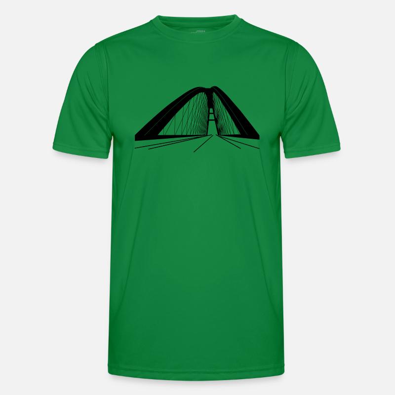 Fehmarnsundbrücke Männer Funktions-T-Shirt